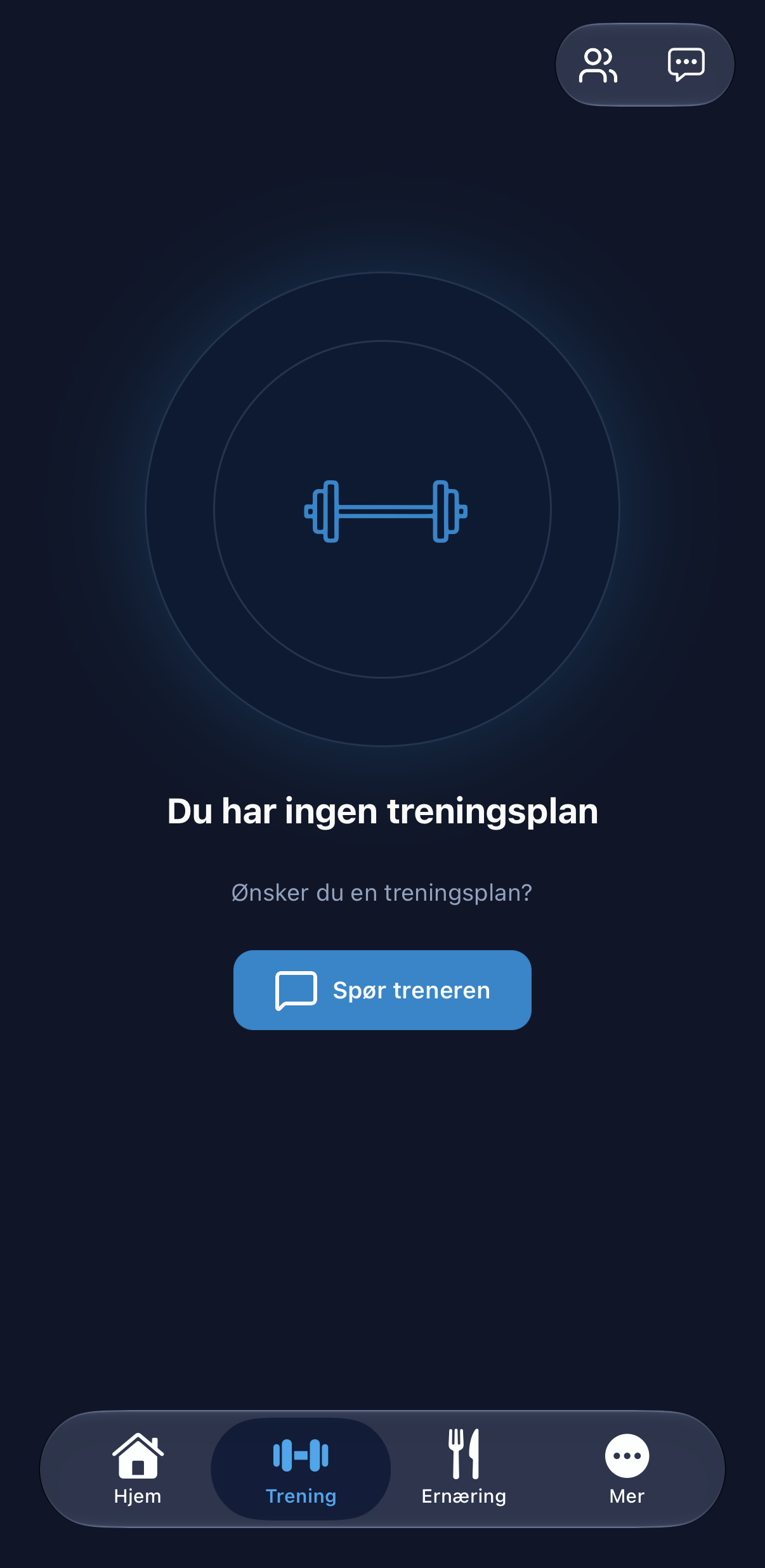 Appen uten treningsplan