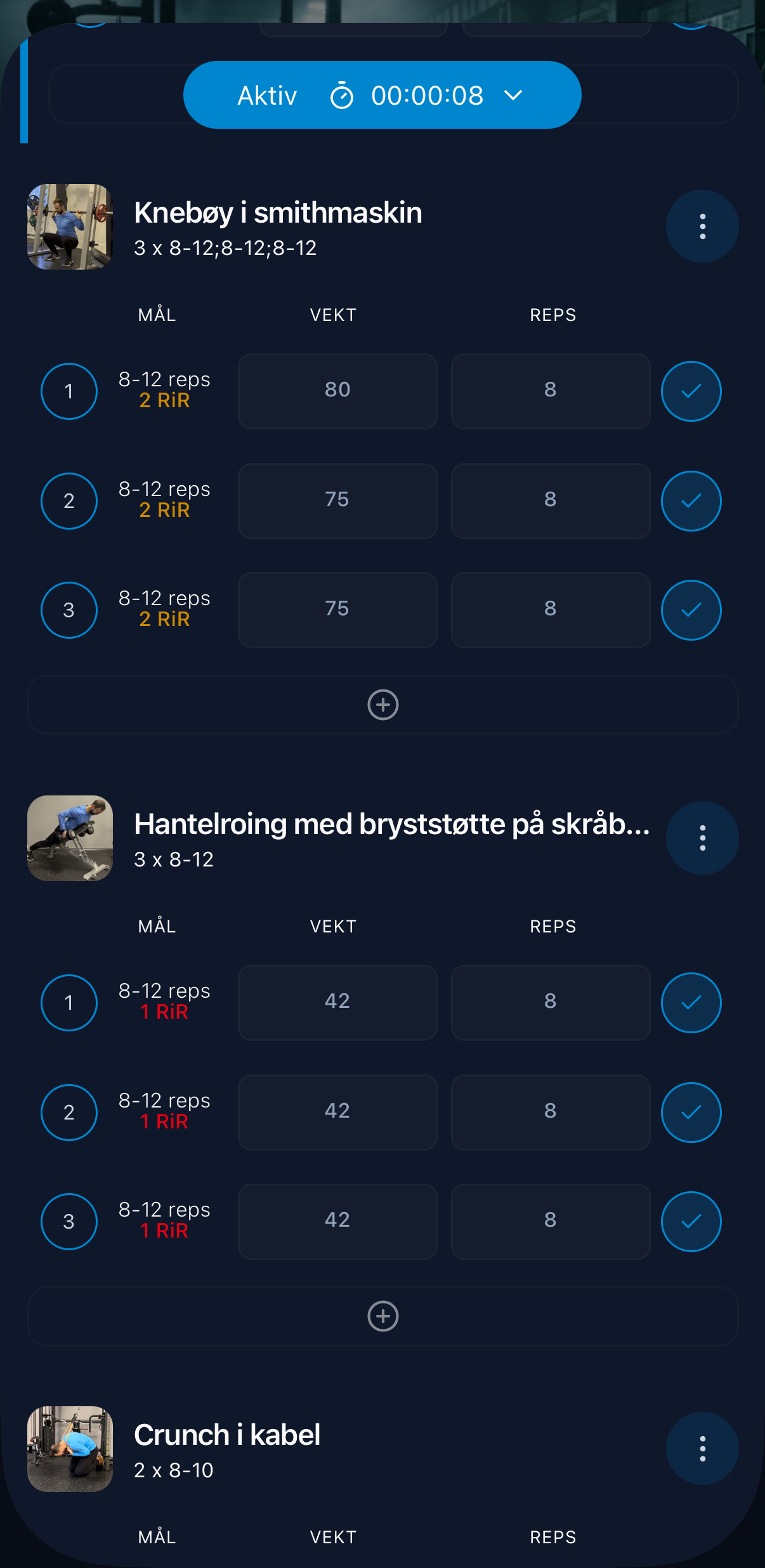 Logging av økt
